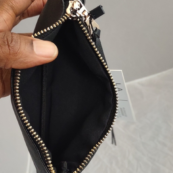 Black Cosmetic Pouch with Italian Fashion Graphic Print - Picture 6 of 9